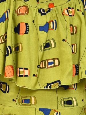 Green Cotton Dress 3