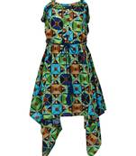 Green Silk Blend Dress