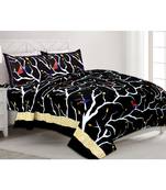 Pure Cotton Multicolour  Double Bed Bedsheet With Pillow Cover