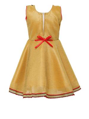 Yellow Nylon Frock 2