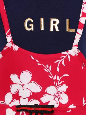 Red Cotton Frock 3