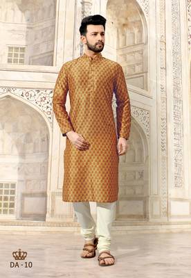 Multicolor printed polyester men-kurtas 1