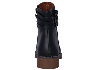 Women Black slip on  Boots 4