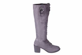 MSC-Women-Grey- zipper Boots 2