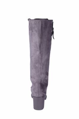 MSC-Women-Grey- zipper Boots 4