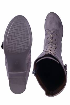 MSC-Women-Grey- zipper Boots 5