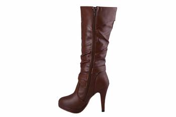 MSC-Women-Brown  zipper -boots 3