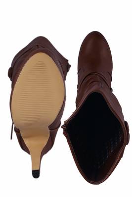MSC-Women-Brown  zipper -boots 5