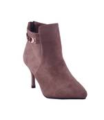 Women purple  suede ankle   Boots