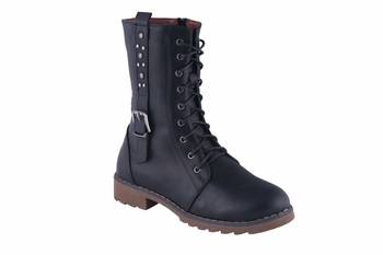 Women Black lace up  Boots 1