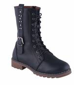 Women Black lace up  Boots