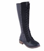 Women Black lace up  Boots