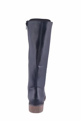 Women Black lace up  Boots 4