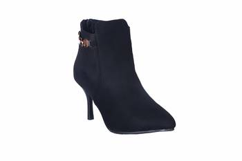 Women Black zipper  Boots 1