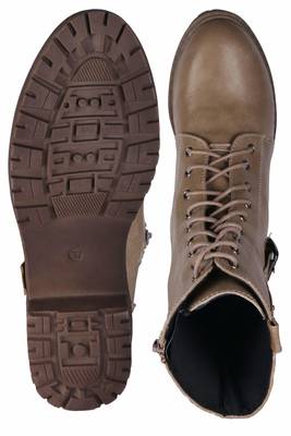 Women  Synthetic brown calf  Boots lace up 5