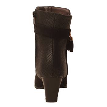 Women Black Synthetic Boots 4