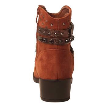 Women Cream Synthetic Boots 4