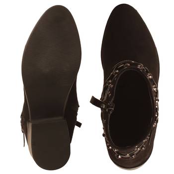 Women Black Synthetic Boots 5