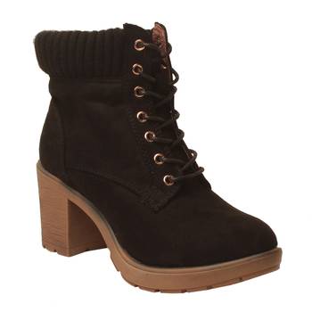 Women Black Synthetic Boots 1