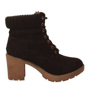 Women Black Synthetic Boots 2