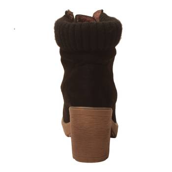 Women Black Synthetic Boots 4