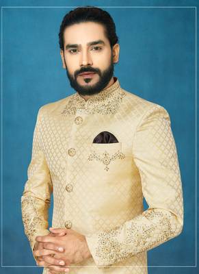 White woven south silk indo-western-dresses 2