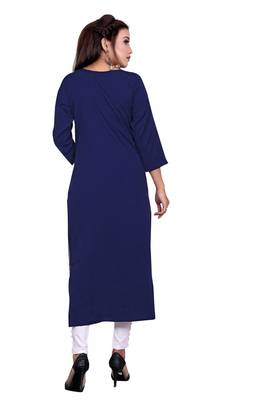 Grey printed crepe ethnic-kurtis 3