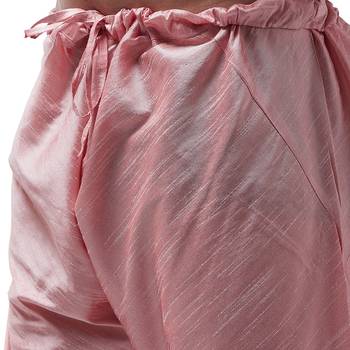 Pink Plain Dupion Silk Kurta Pajama 4