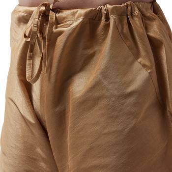 Gold Plain Dupion Silk Kurta Pajama 4