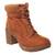 Women Tan Synthetic Boots