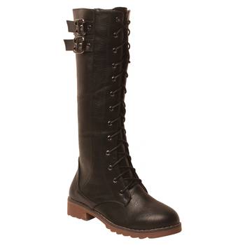 Women Black Synthetic Boots 1