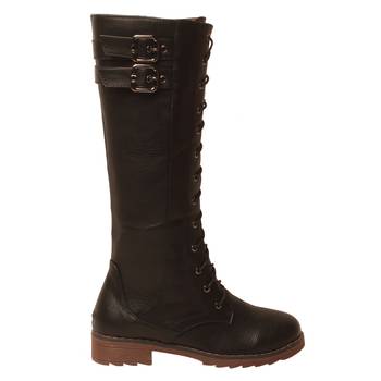 Women Black Synthetic Boots 2