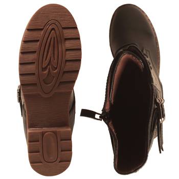 Women Black Synthetic Boots 5