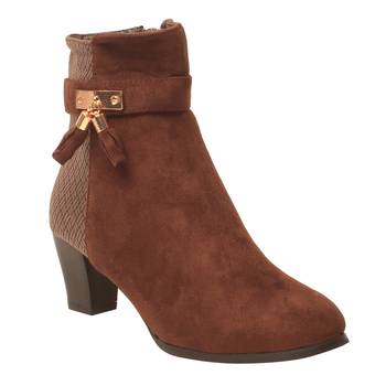 Women Brown Synthetic Boots 1