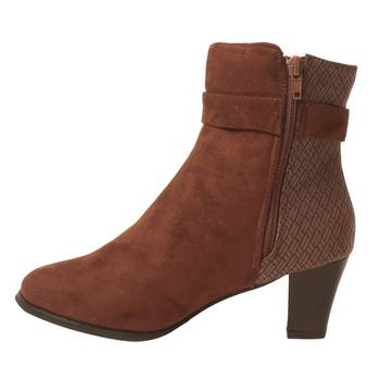 Women Brown Synthetic Boots 3