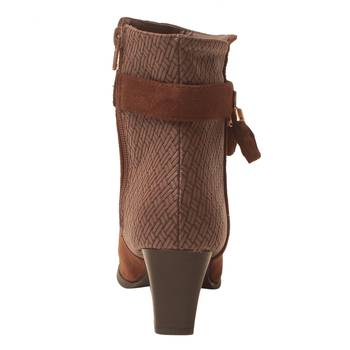 Women Brown Synthetic Boots 4