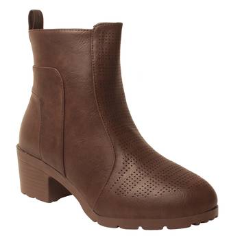 Women Brown Synthetic Boots 1