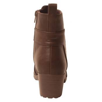 Women Brown Synthetic Boots 4