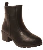 Women Black Synthetic Boots