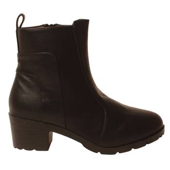 Women Black Synthetic Boots 2