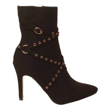 Women Black Synthetic Boots 2