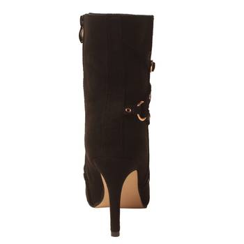 Women Black Synthetic Boots 4