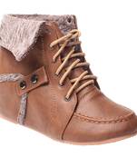 women Black Synthetic leather Shoes