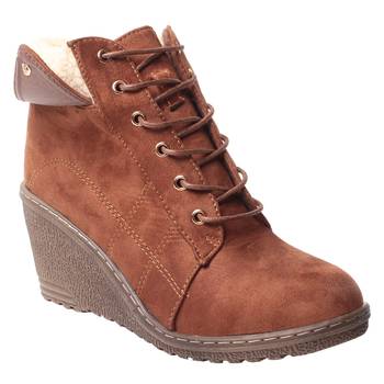 women Black Synthetic leather Boots 1