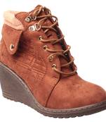 women Black Synthetic leather Boots