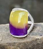 Multicolor Quartz   Rings