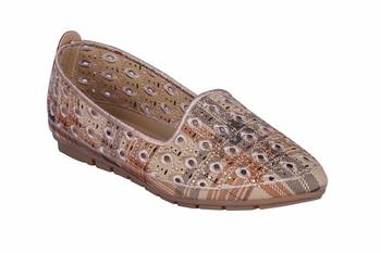 MSC-Women beige slip on ballerinas 1