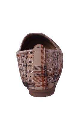 MSC-Women beige slip on ballerinas 4