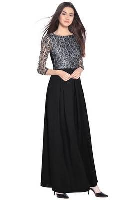 White printed crepe maxi-dresses 2