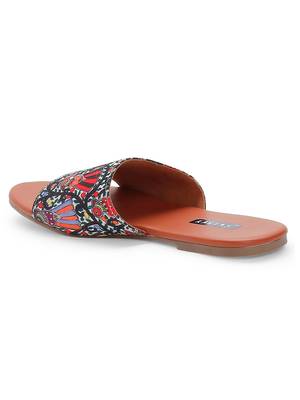 Women Ethnic Colorful Bird Slip On Chappals  2